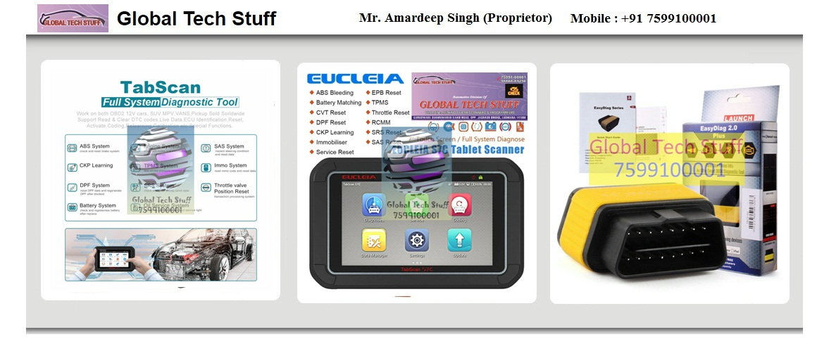 Global Tech Stuff l Car Scanners Manufacturer in India