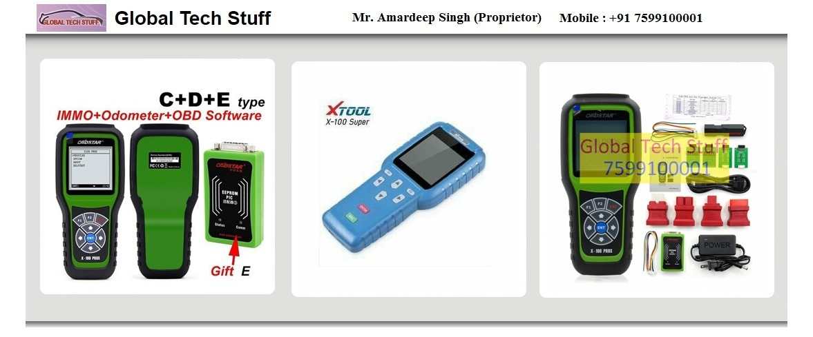 Global Tech Stuff l Car Scanners Manufacturer in India